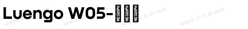 Luengo W05字体转换 Luengo W05字体转换